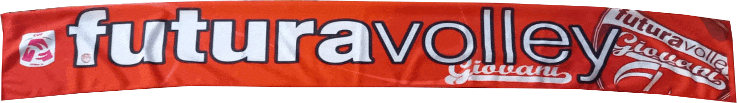 sciarpe raso personalizzate futura volley lato A sciarpe raso personalizzate futura volley