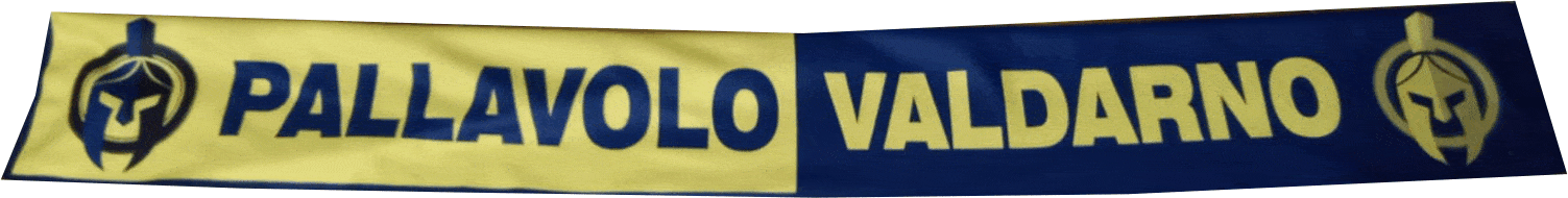 sciarpa economica personalizzata pallavolo valdarno con loghi e scritte sciarpa economica personalizzata pallavolo valdarno