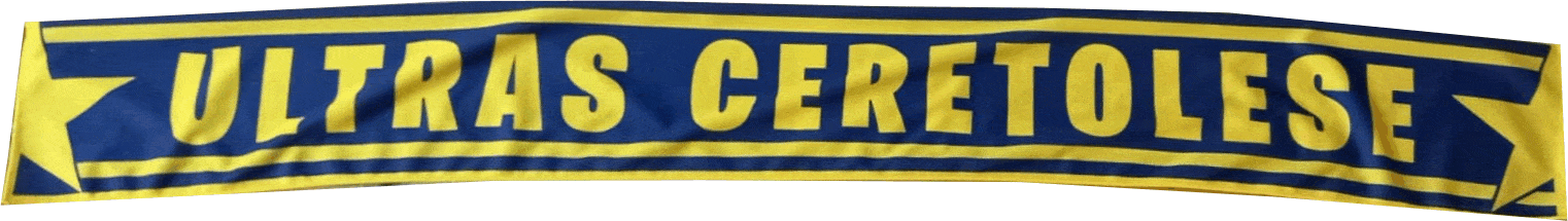 sciarpa personalizzata ultras ceretolese sciarpa ultras ceretolese