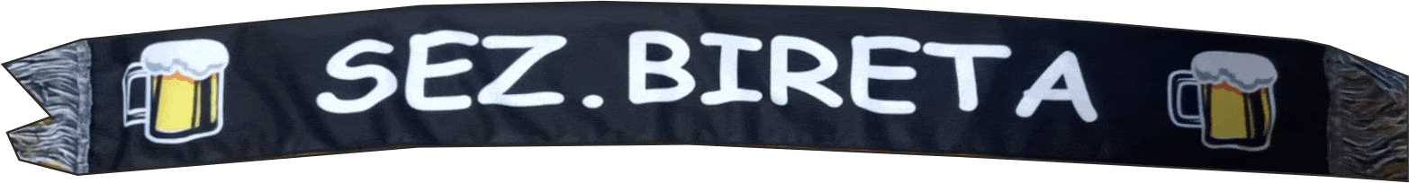 sciarpa economica personalizzata in digitale bireta fronte SCIARPE economiche personalizzate bireta fronte