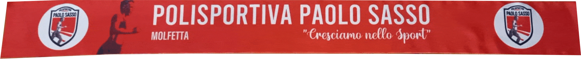 Sciarpa economica personalizzata Polisportiva Paolo Sasso in digitale Sciarpa economica personalizzata Polisportiva Paolo Sasso