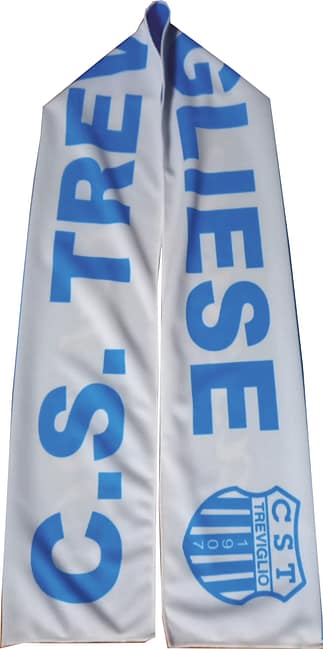 sciarpa personalizzata trevigliese con logo sciarpa personalizzata trevigliese