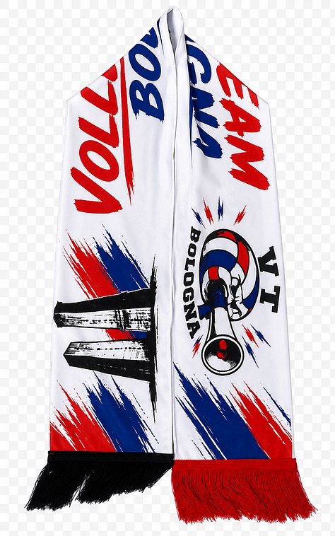 Sciarpa Piccole Quantità Volley Team Bologna Personalizzata Sciarpa Piccole Quantità Volley Team Bologna