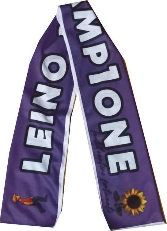 Sciarpa promozionale doppia Leino Calcio personalizzata Sciarpa promozionale doppia Leino Calcio