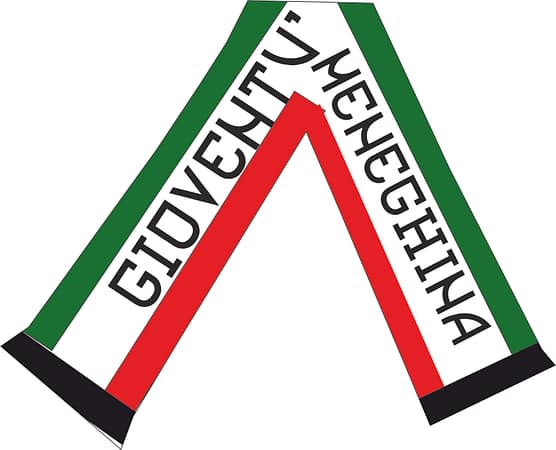 Sciarpa tricolore Gioventù Meneghina Personalizzata Sciarpa tricolore Gioventù Meneghina Personalizzata