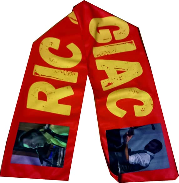 sciarpe con foto personalizzate in raso rick & giac sciarpe con foto personalizzate rick & giac