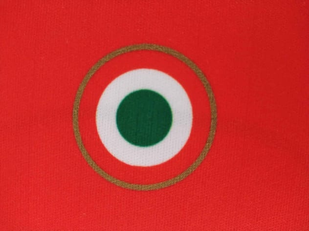 Dettagli logo stampato coppa italia Dettagli del logo coppa italia