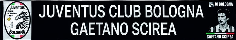 Sciarpa Juventus Club Scirea Personalizzata Sciarpa Juventus Club Scirea