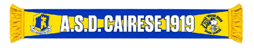 Sciarpe Pubblicitarie doppie Cairese calcio Sciarpe Pubblicitarie doppie Cairese