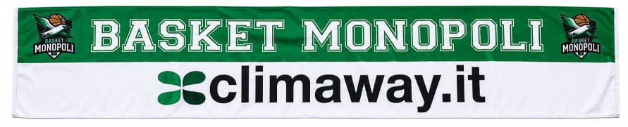 Sciarpa Promozionale Doppia Monopoli Basket Personalizzata Sciarpa Promozionale Doppia Monopoli Basket