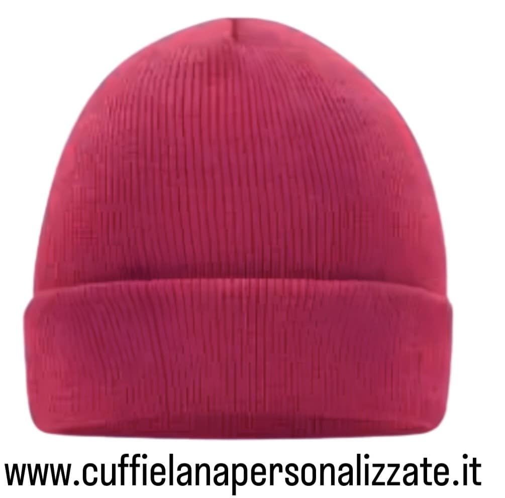 Berretta tinta unita colore magenta Berretta tinta unita magenta