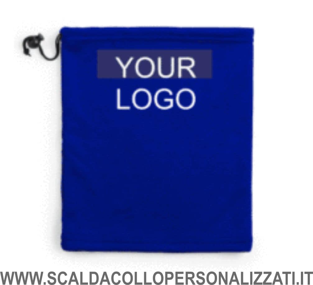 scaldacollo da sci blu royal in pile scaldacollo da sci blu royal