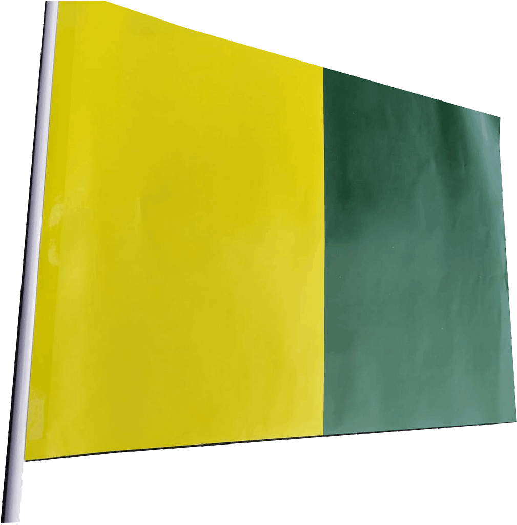 bandierina accoglienza giallo verde bandierina accoglienza giallo verde