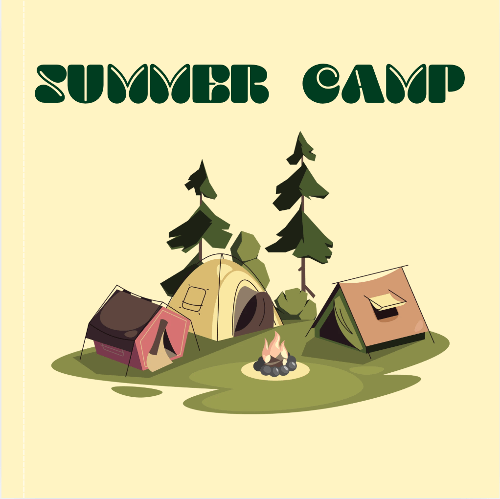 BANDIERE QUADRATE PERSONALIZZATE SUMMER CAMP GIALLA BANDIERE QUADRATE PERSONALIZZATE SUMMER CAMP