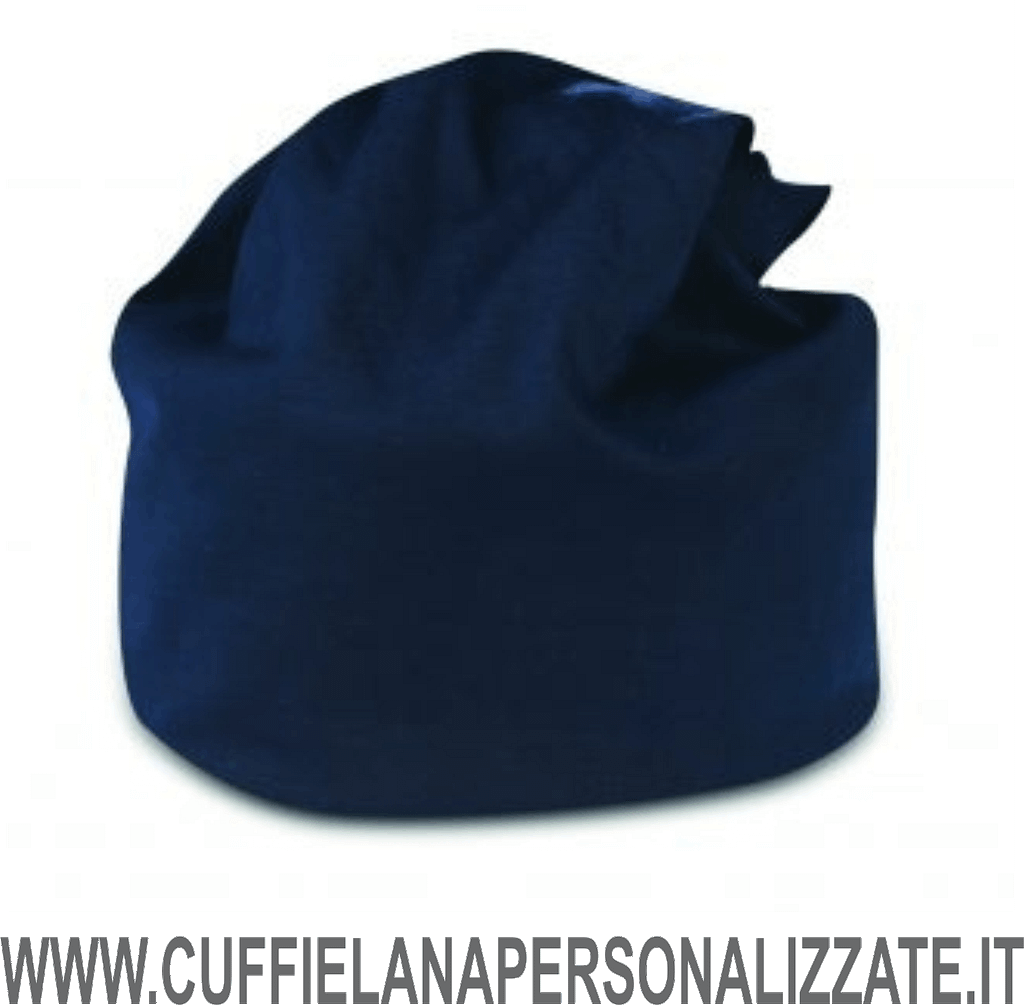 berretto in jersey navy berretto in jersey navy