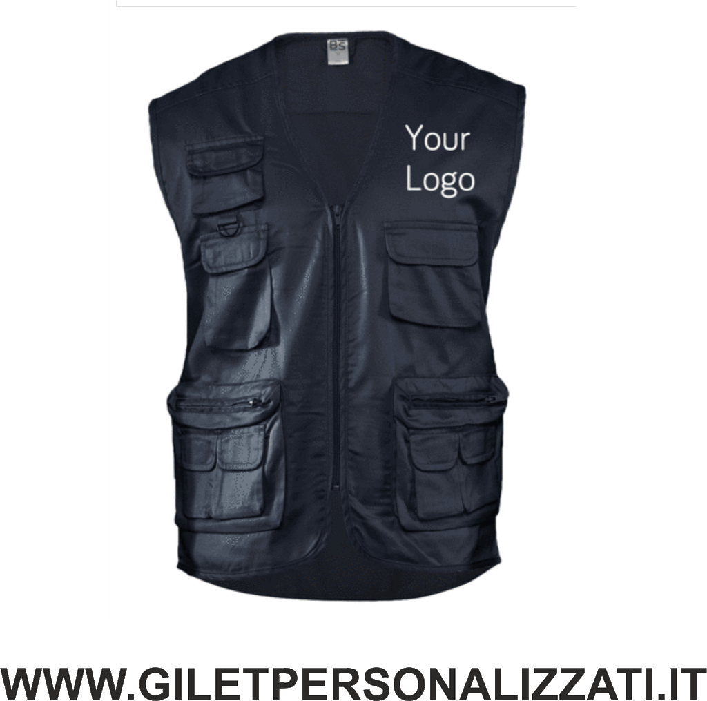 gilet da reporter blu navy gilet da reporter blu navy