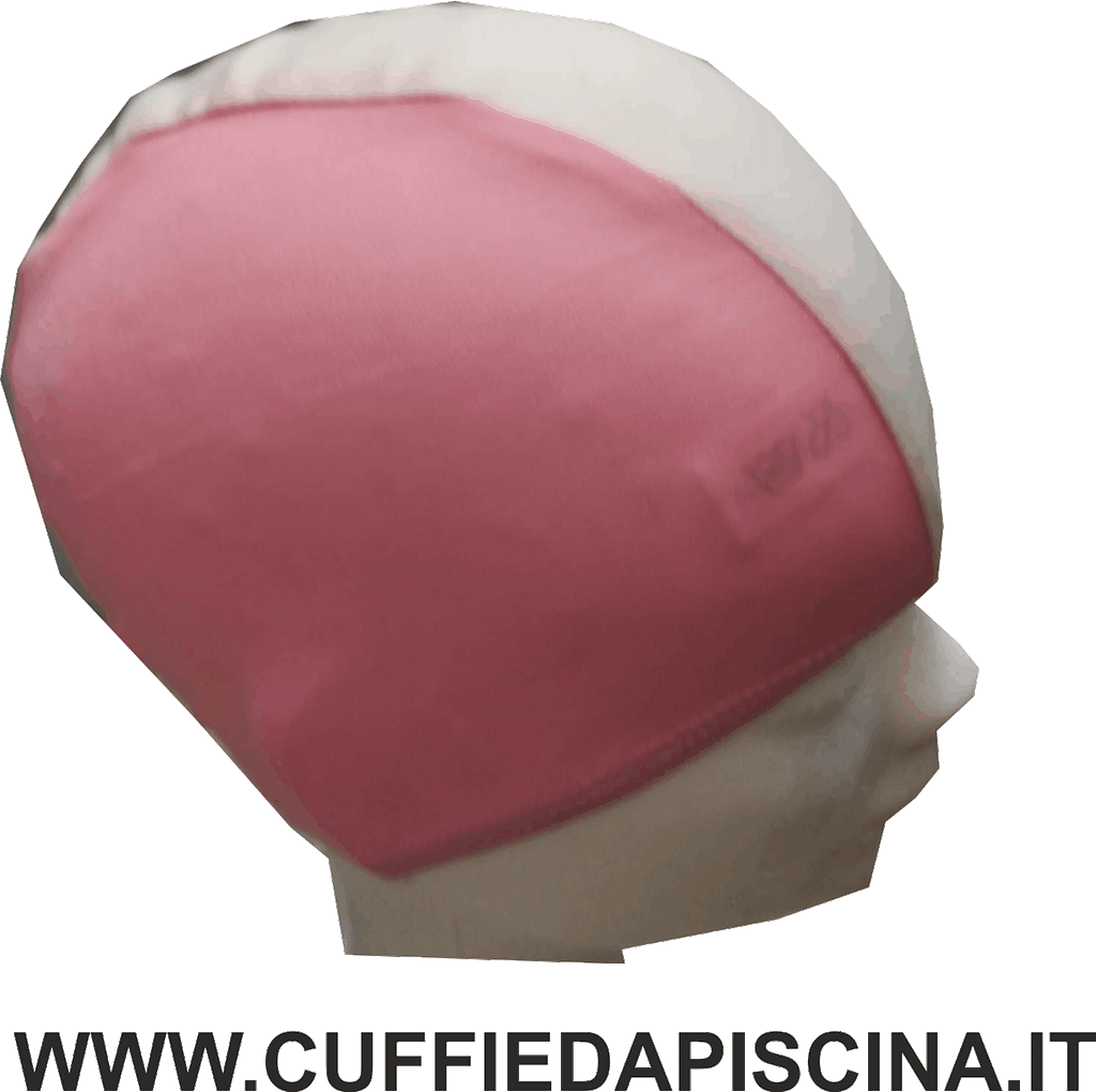 cuffia piscina bianco rosa cuffia piscina bianco rosa