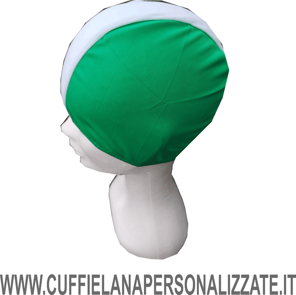 cuffia bianco verde cuffia bianco verde