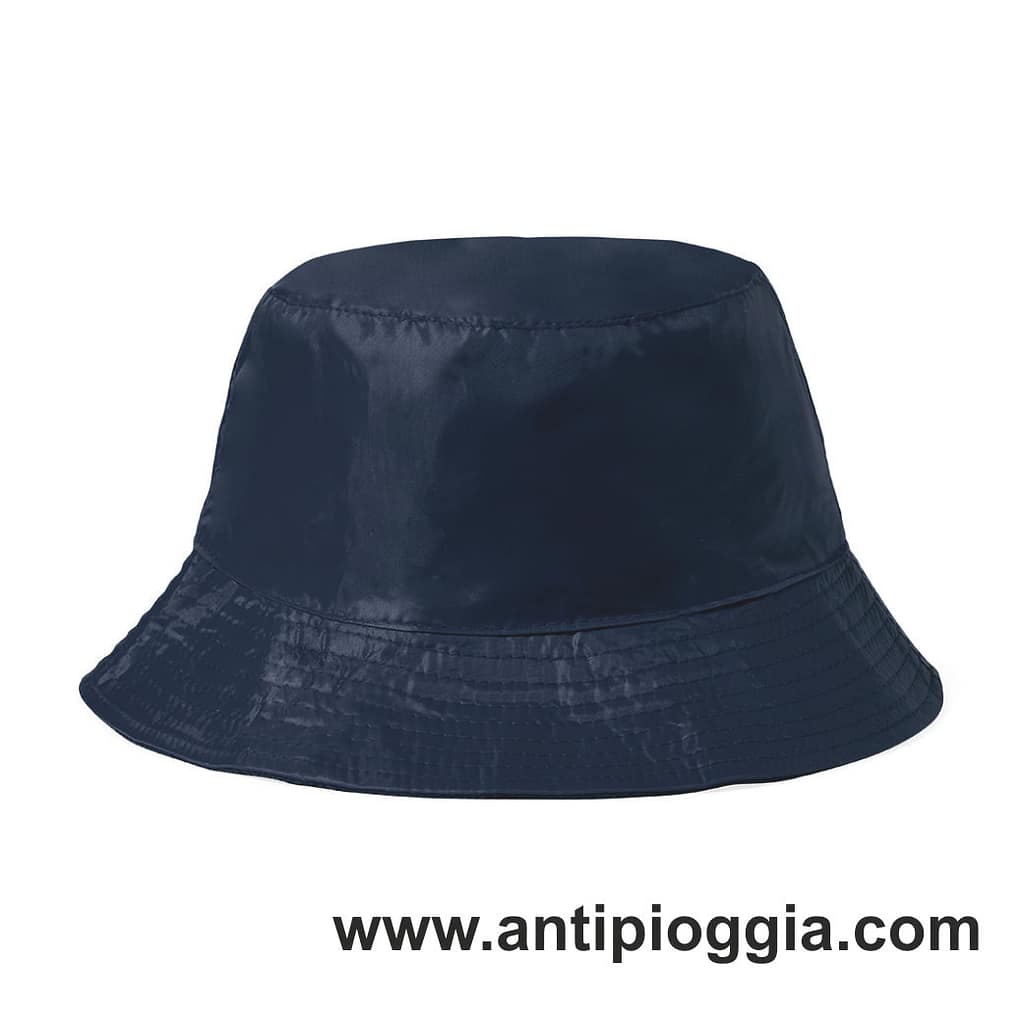 Cappello antipioggia di colore blu scuro Cappello antipioggia blu scuro