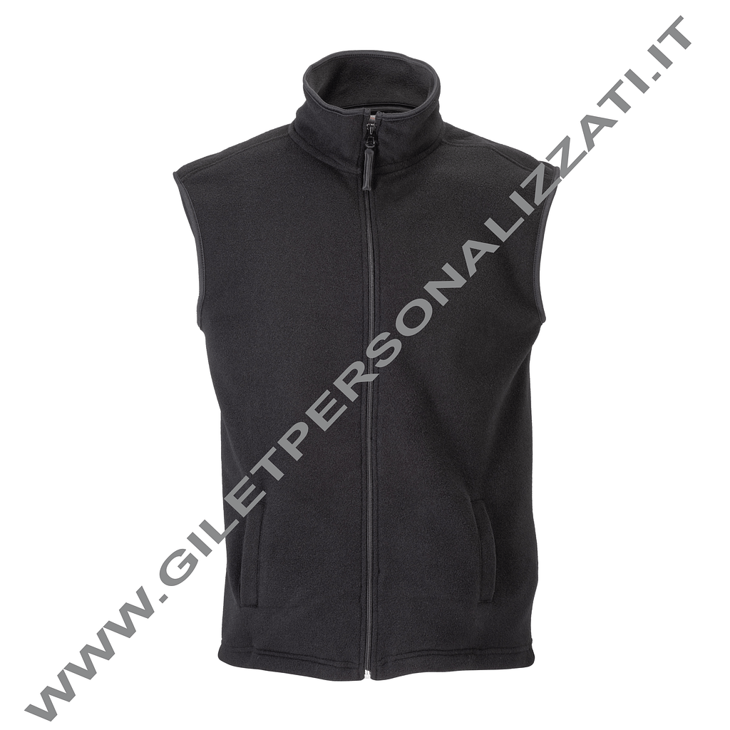 gilet in pile nero gilet in pile nero