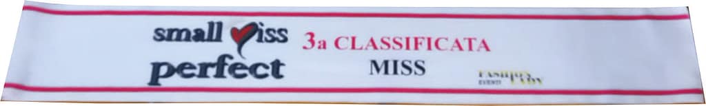 Fascia Miss Small Perfect personalizzata Fascia Miss Small Perfect