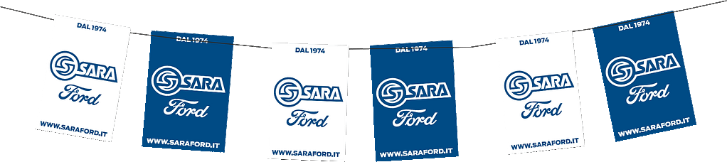 cordata di bandiere ford cordata di bandiere ford