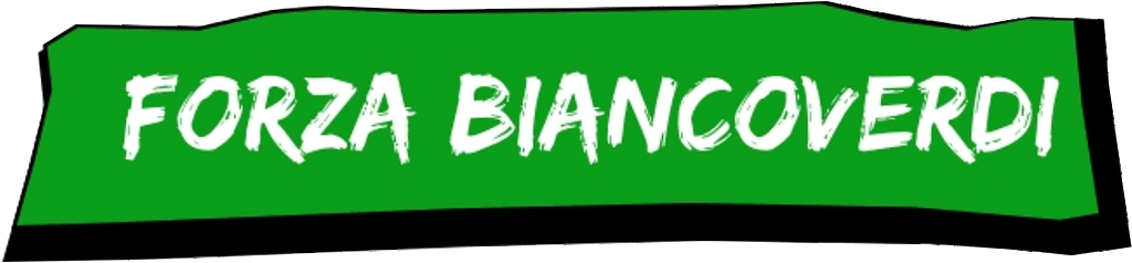 striscione forza biancoverdi striscione forza biancoverdi