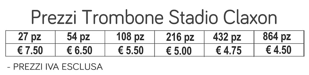 prezzi tromboni stadio claxon prezzi tromboni stadio claxon