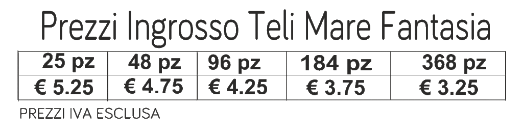 prezzi ingrosso teli mare fantasia prezzi ingrosso teli mare fantasia