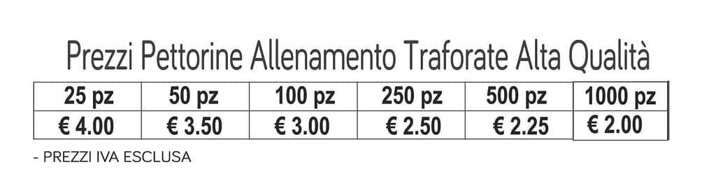 prezzi pettorine allenamento traforate alta qualità prezzi pettorine allenamento traforate alta qualità