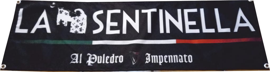 pezza grandi dimensioni La Sentinella personalizzata pezza grandi dimensioni La Sentinella