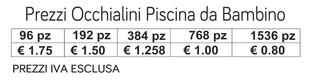 prezzi occhialini piscina da bambino prezzi occhialini piscina da bambino