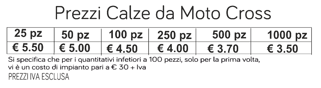 prezzi calze da moto cross