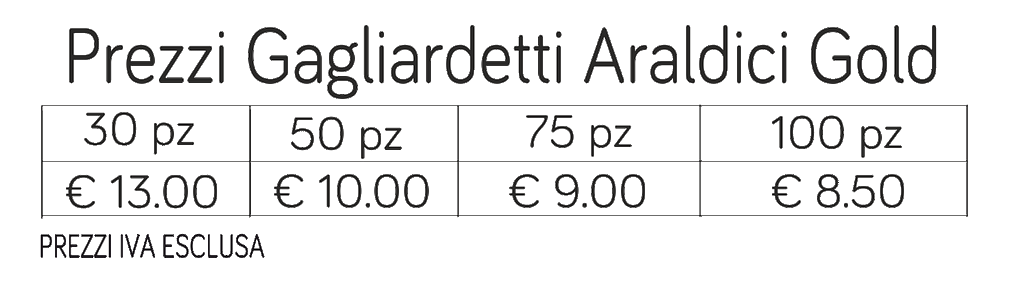prezzi gagliardetti araldici gold prezzi gagliardetti araldici gold