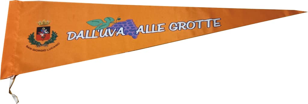 bandiera triangolare dall' Uva alle Grotte personalizzata bandiera triangolare dall' Uva alle Grotte