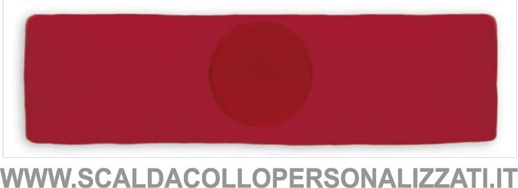 Fascia tergisudore nella colorazione rossa Fascia tergisudore nella colorazione rossa