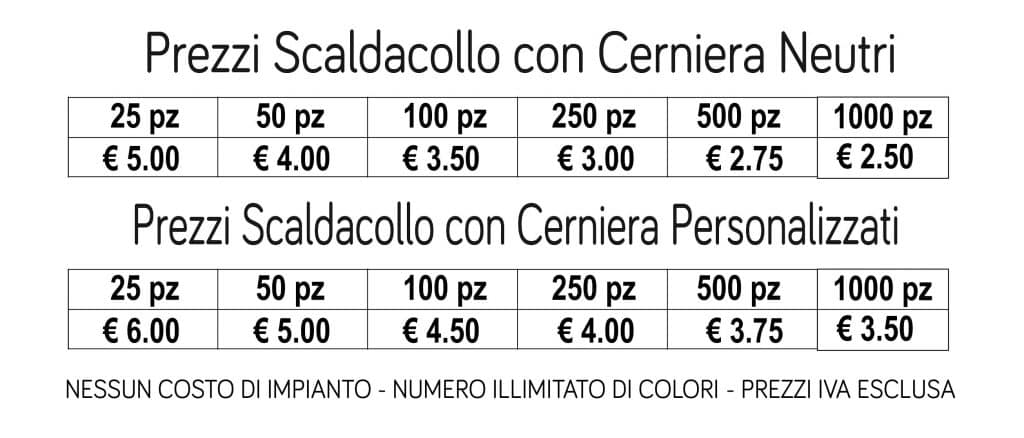 prezzi scaldacollo con cerniera prezzi scaldacollo con cerniera