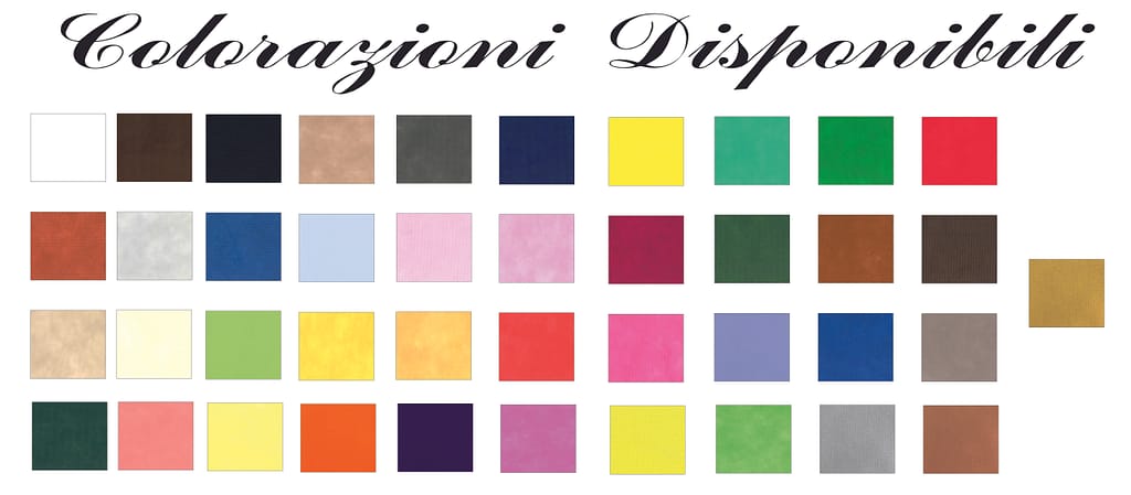 colori disponibili colori disponibili