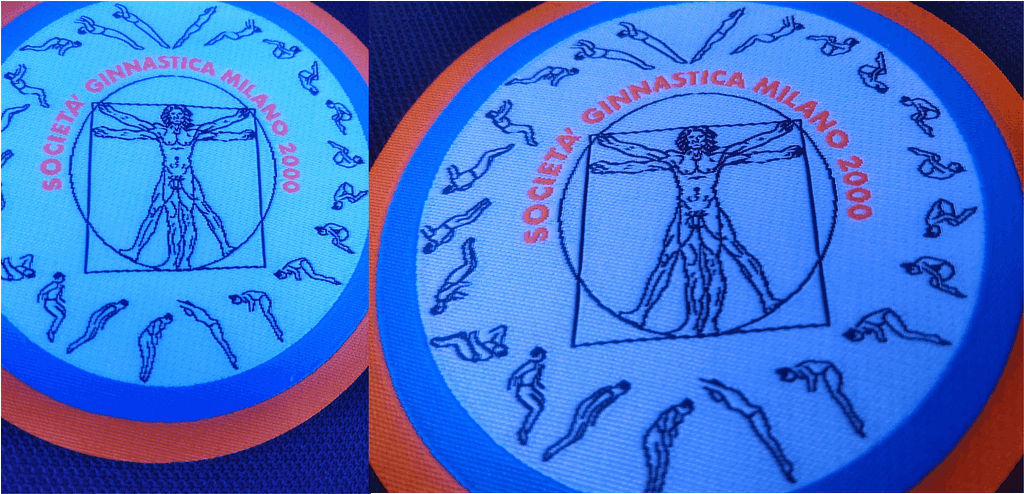 patch società ginnastica milano particolare patch società ginnastica milano particolare