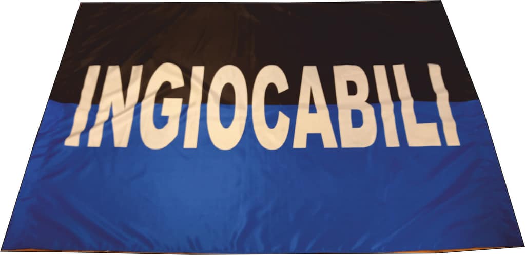 Stendardo Ignifugo Ingiocabili Inter personalizzato Stendardo Ignifugo Ingiocabili Inter