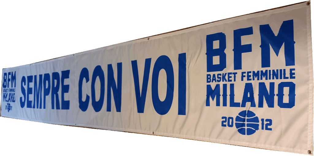 striscione basket femminile milano striscione basket femminile milano