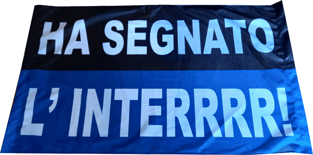 bandiera a due aste inter bandiera a due aste inter