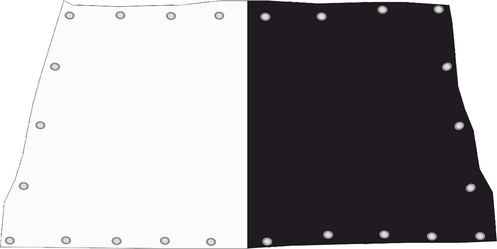 bandieroni copricurva economici colore bianco nero bandieroni copricurva economici bianco nero