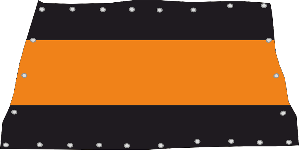 copricurva arancio nero copricurva arancio nero