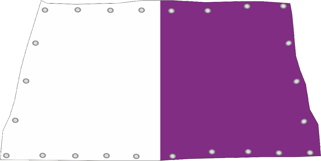 bandieroni copricurva economici colori bianco viola bandieroni copricurva economici bianco viola