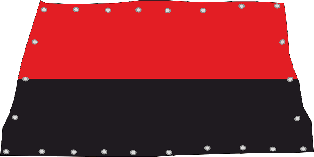 bandierone rosso nero orizzontale bandierone rosso nero orizzontale