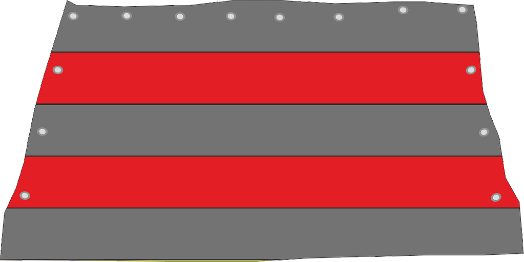 bandieroni copricurva economici colore grigio e rosso a fasce bandieroni copricurva economici grigio rosso a fasce