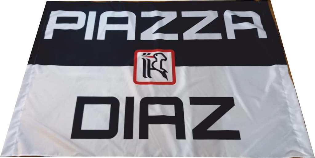 Stendardo ignifugo Piazza Diaz personalizzato Stendardo ignifugo Piazza Diaz