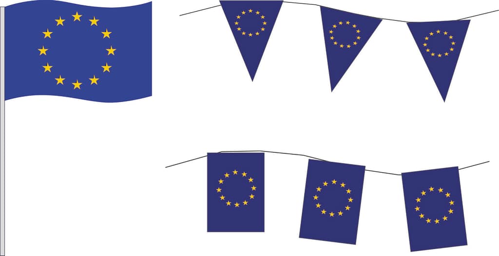 bandierine dell'Europa personalizzate bandierine dell'Europa