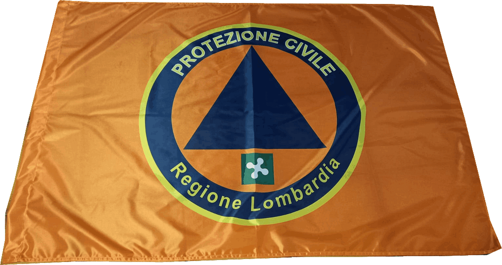 bandiera protezione civile Regione Lombardia bandiera protezione civile Regione Lombardia